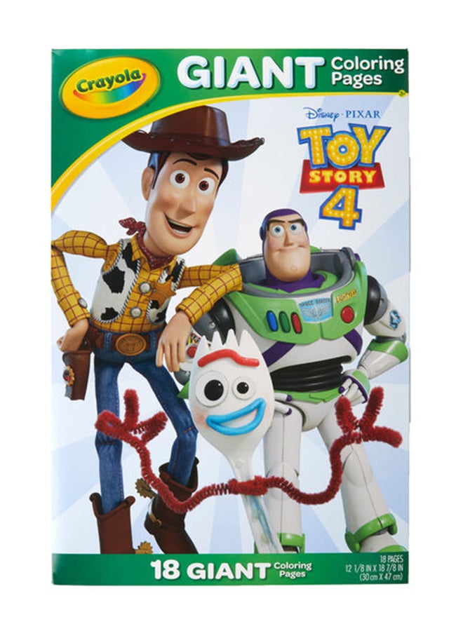 Crayola - Disney Pixar Toy Story 18 Gaint Coloring Pages Craft Kits, Ages 3+ Years - Image 1