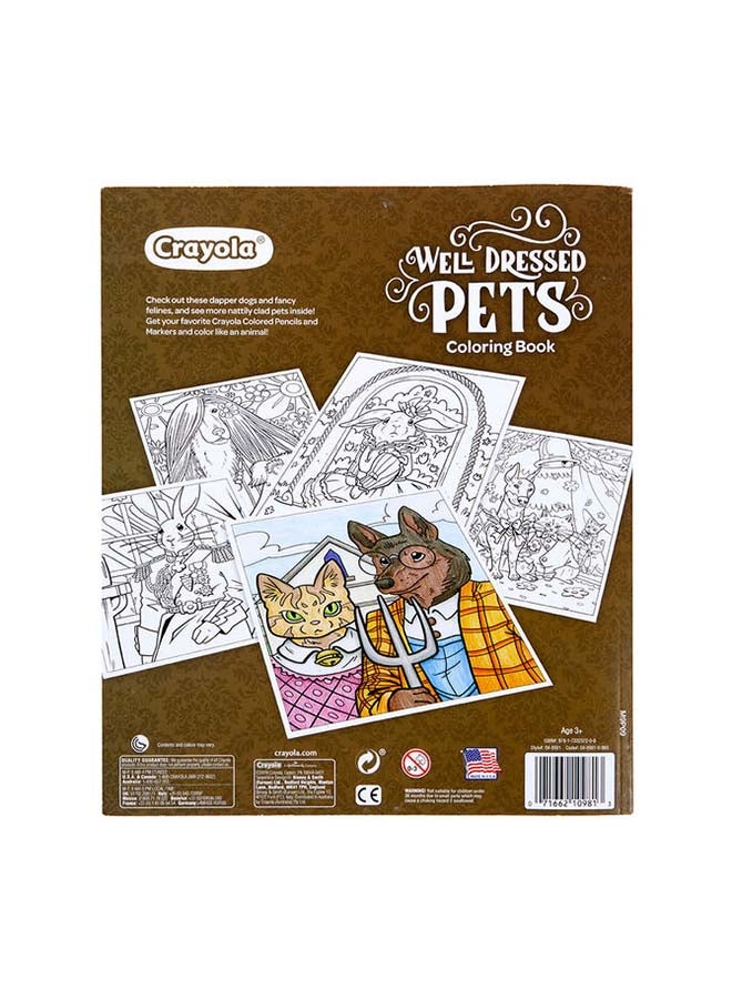 Well Dressed Pets Colouring Book - v1619681564/N40854779A_2