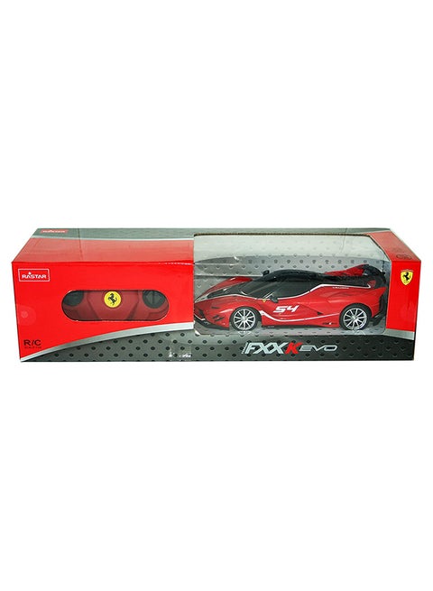 2-Piece Ferrari Fxxk Die Cast Car With Radio Control 10.6x38.6cm