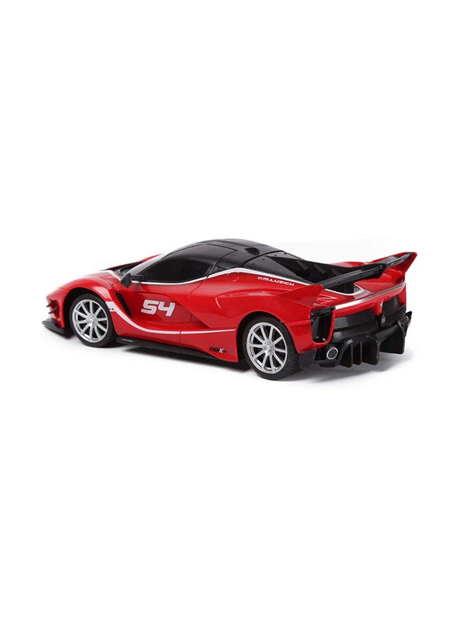 2-Piece Ferrari Fxxk Die Cast Car With Radio Control 10.6x38.6cm