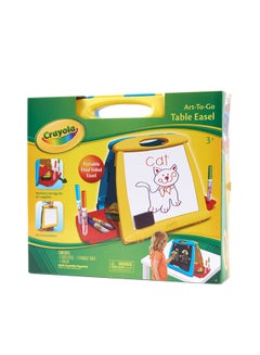 Art-To-Go Portable Dual Side Waterdoodle Table Easel- Multicolour, 5074-07 Multicolour