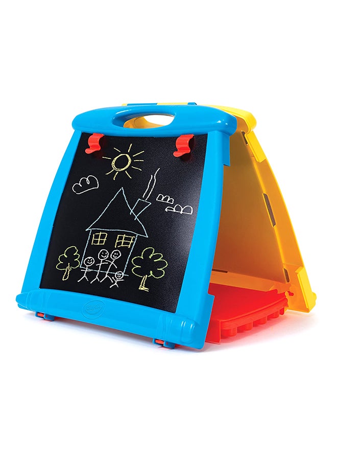 Crayola - Art-To-Go Portable Dual Side Waterdoodle Table Easel- Multicolour, 5074-07 Multicolour - Image 1