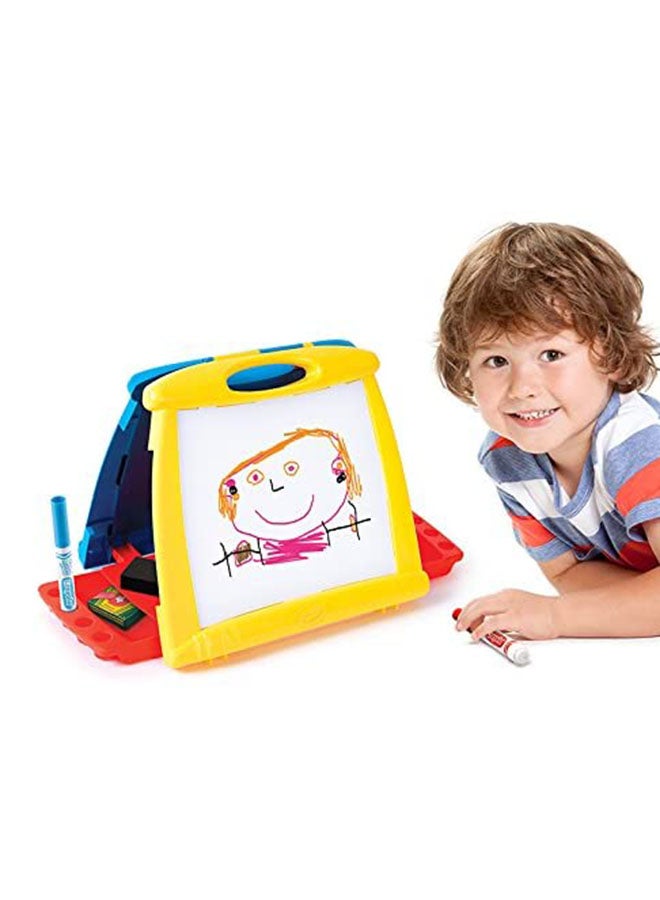 Crayola - Art-To-Go Portable Dual Side Waterdoodle Table Easel- Multicolour, 5074-07 Multicolour - Image 1