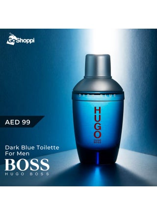 For Men Hugo Boss 75ml Dark Blue 80 HUGO BOSS Dark Blue EDT 75ml