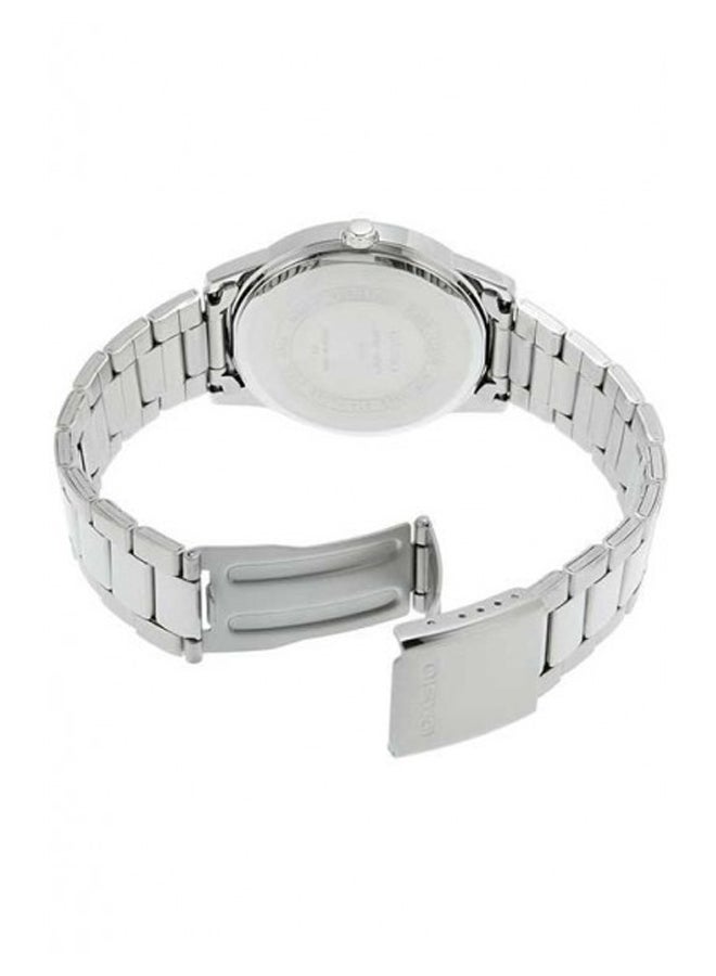 كاسيو ساعة يد بعقارب مقاومة للماء طراز LTP-1303D-7BVDF - 30 مم - فضي للنساء - Image 5