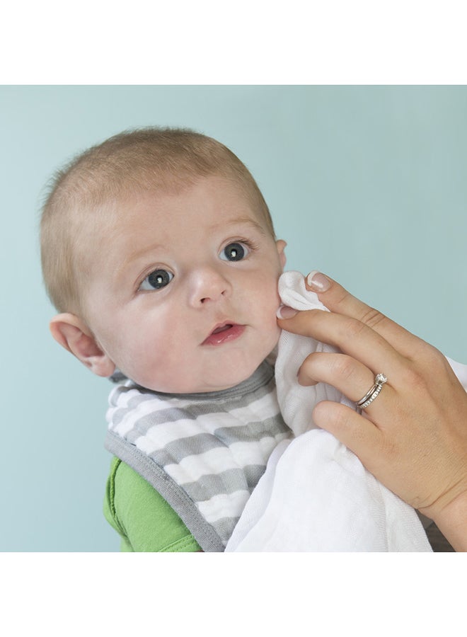 جرين سبراوتس طقم قماش موسلين للوجه مكون من 5 قطع - لون أبيض - Image 3