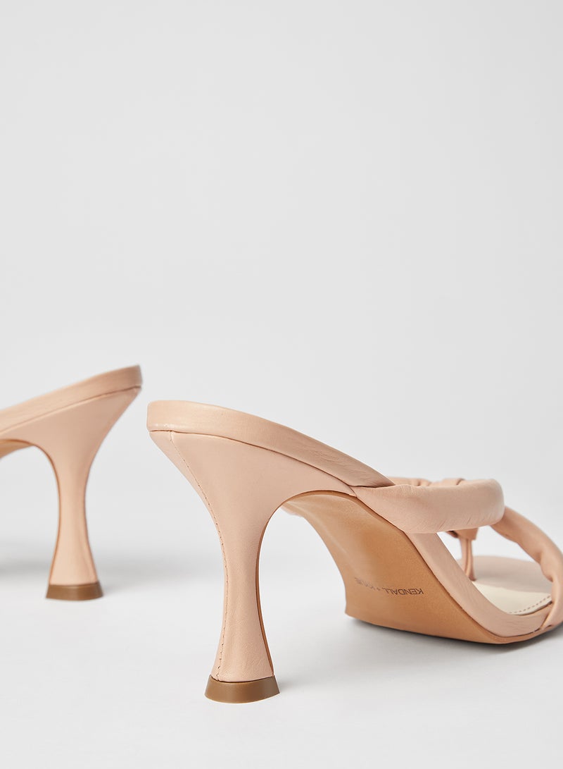 KENDALL + KYLIE Bal Leather Sandals Nude - Image 3