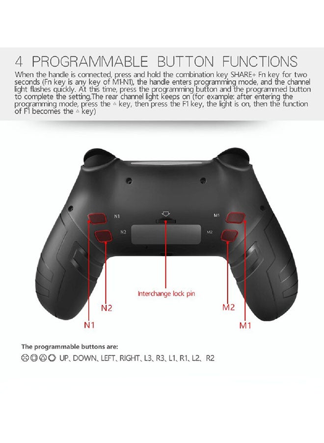 Generic - Wireless PS4 Controller With Turbo Function - Image 1