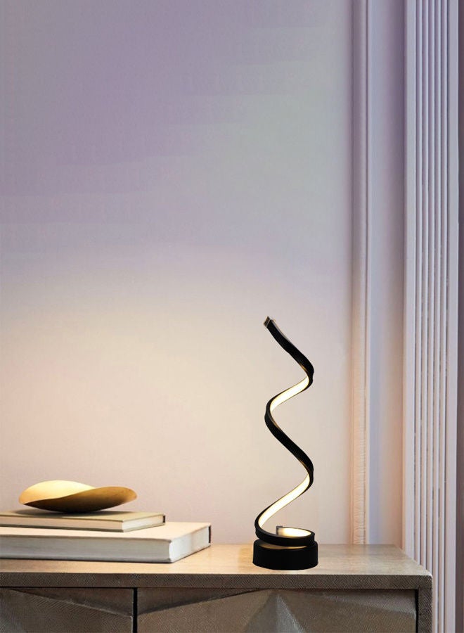 Generic - Modern Nordic Minimalist Table Lamp Black/White 45 x 12cm - Image 1