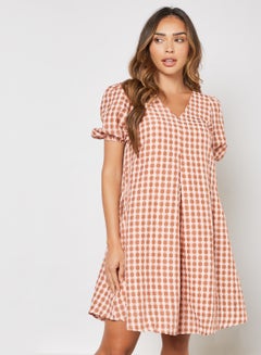 Y.A.S Yri Mini Dress Raw Sienna  - Image 1