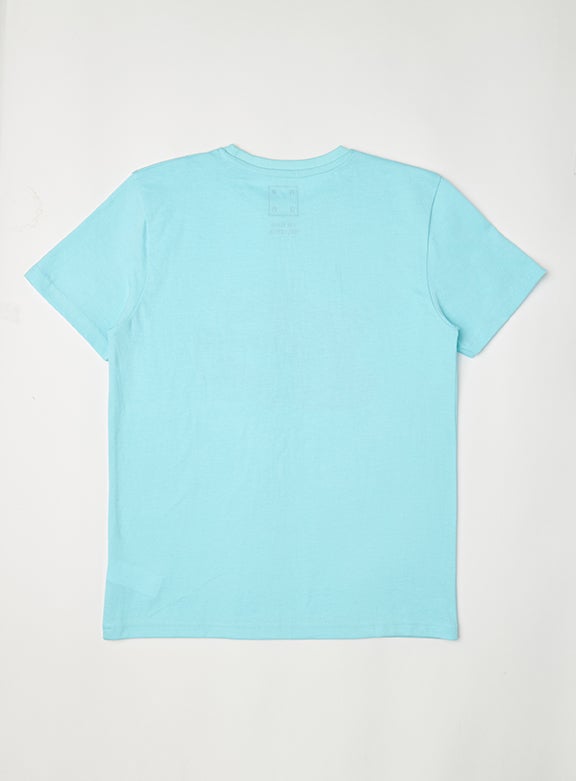 NEON Boys Round Neck Short Sleeve T-Shirt Primary Blue  - Image 4