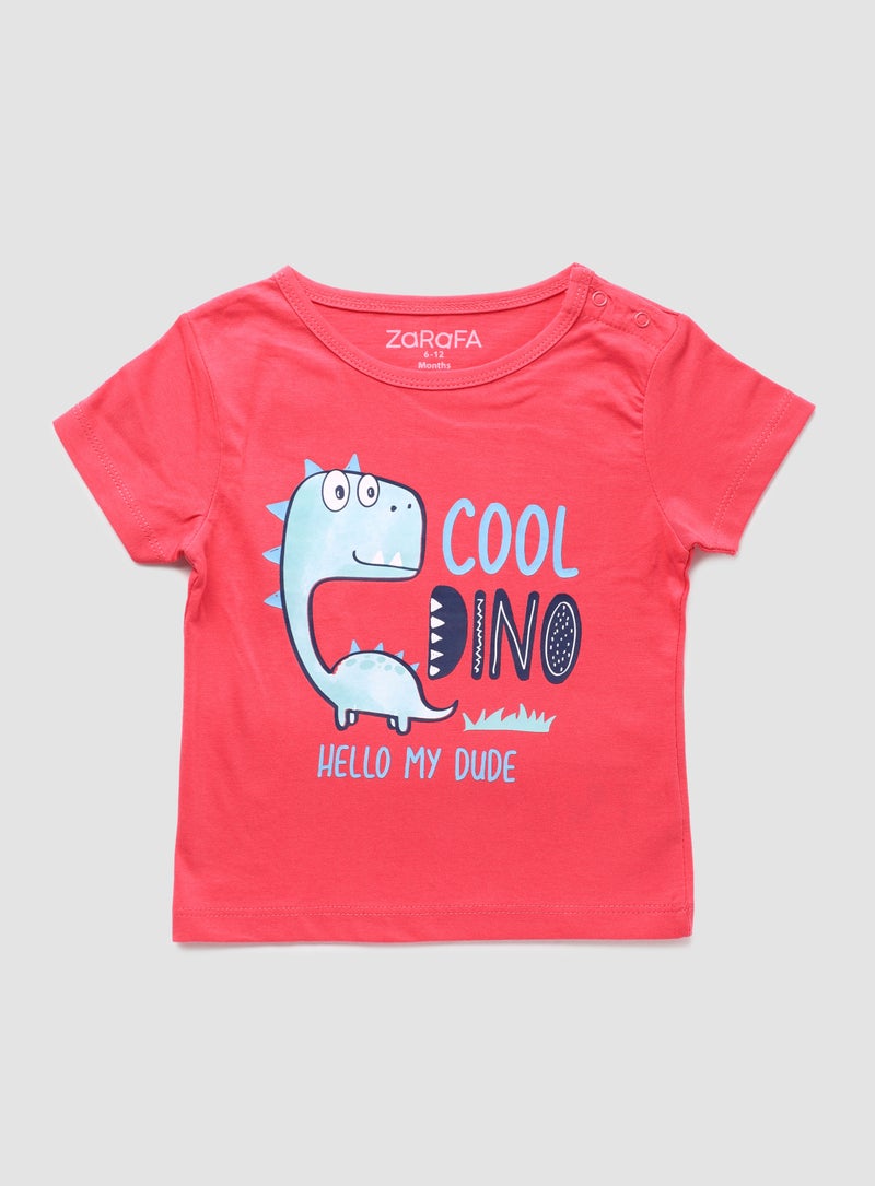 Zarafa Baby Girls  Round Neck Short Sleeve T-Shirt Blue  - Image 1
