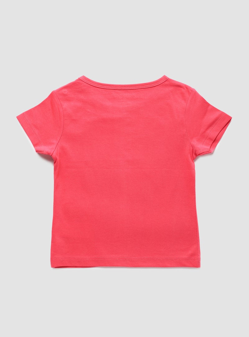 Zarafa Baby Girls  Round Neck Short Sleeve T-Shirt Blue  - Image 2