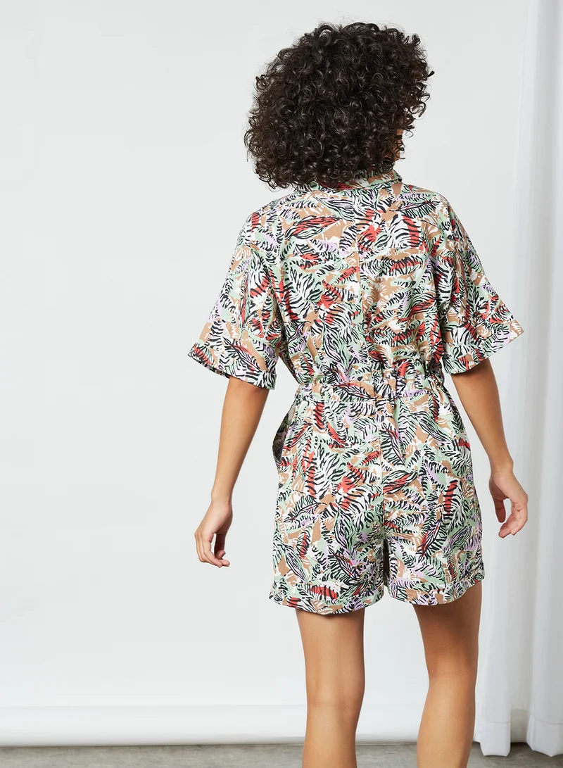 NOISY MAY All-Over Printed Playsuit