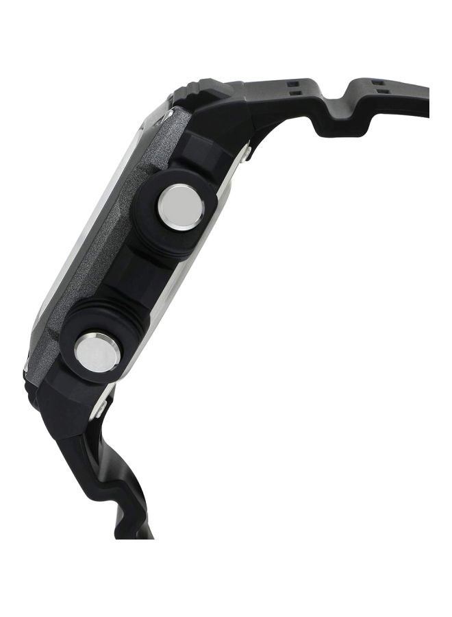 CASIO - Men's Resin Square Digital Watch - 50 mm - Black - Image 1