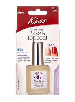 KISS Vita Strength Base And Top Coat Clear  - Image 1