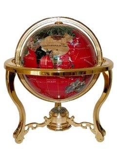 Ocean Gemstone World Globe with Stand