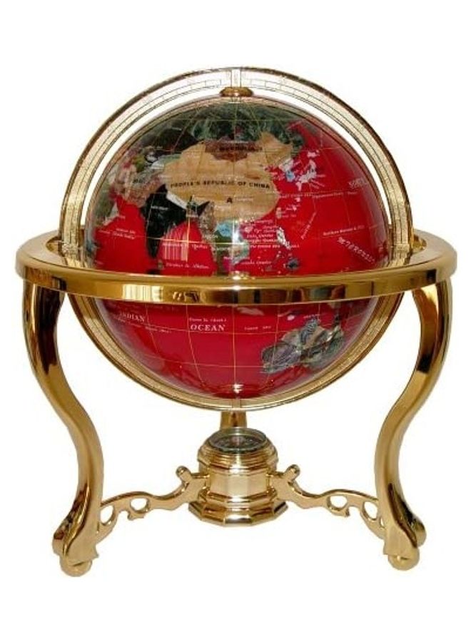 Unique - Ocean Gemstone World Globe with Stand - Image 1