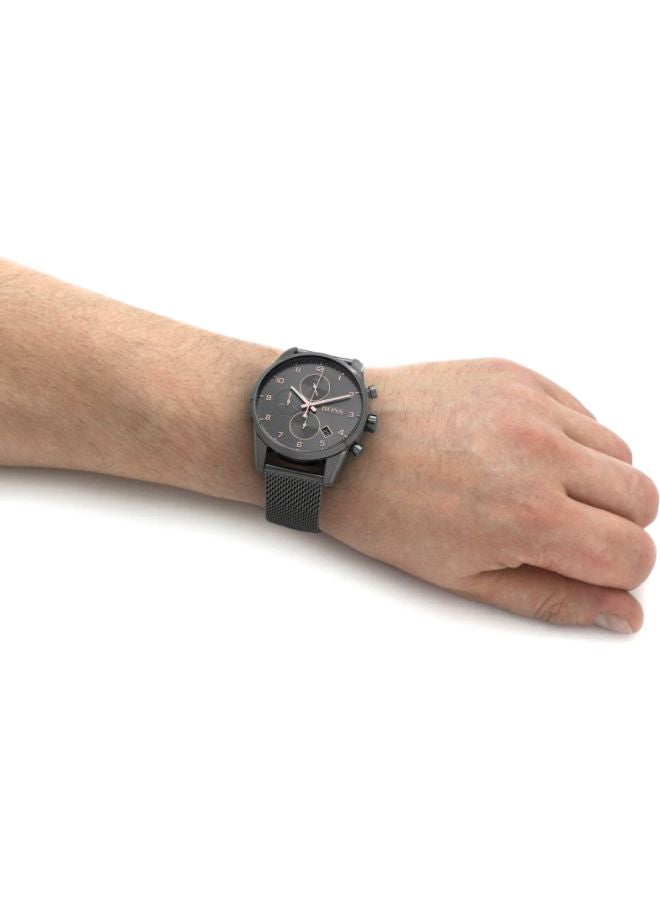 HUGO BOSS - Men's Skymaster Grey Dial Watch - Image 1