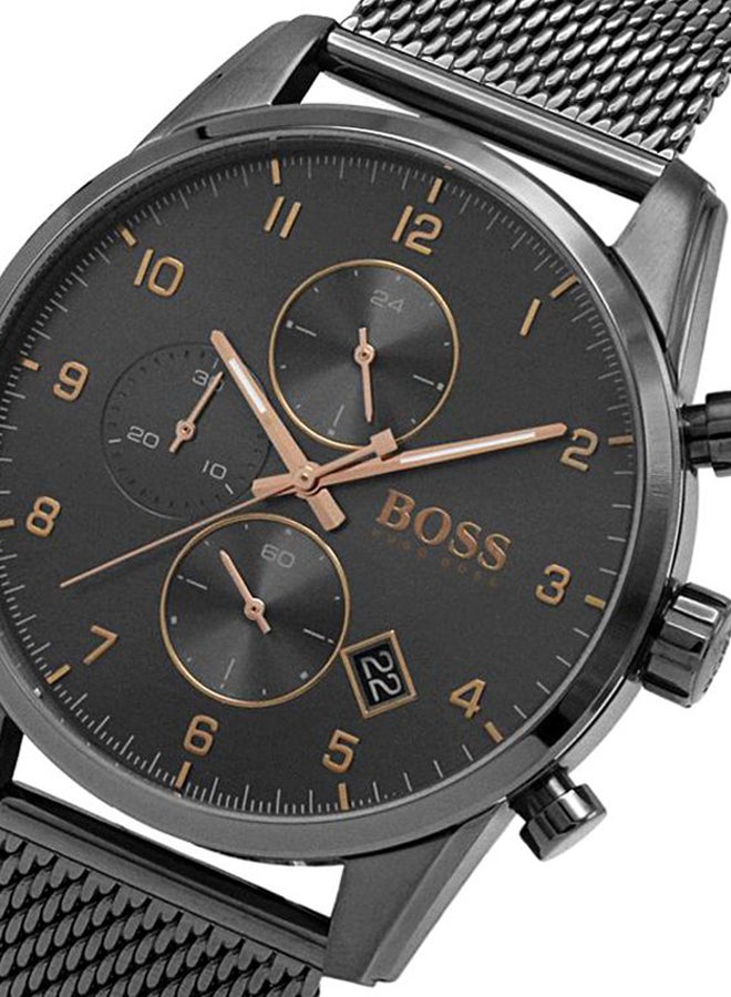 HUGO BOSS - Men's Skymaster Grey Dial Watch - Image 1