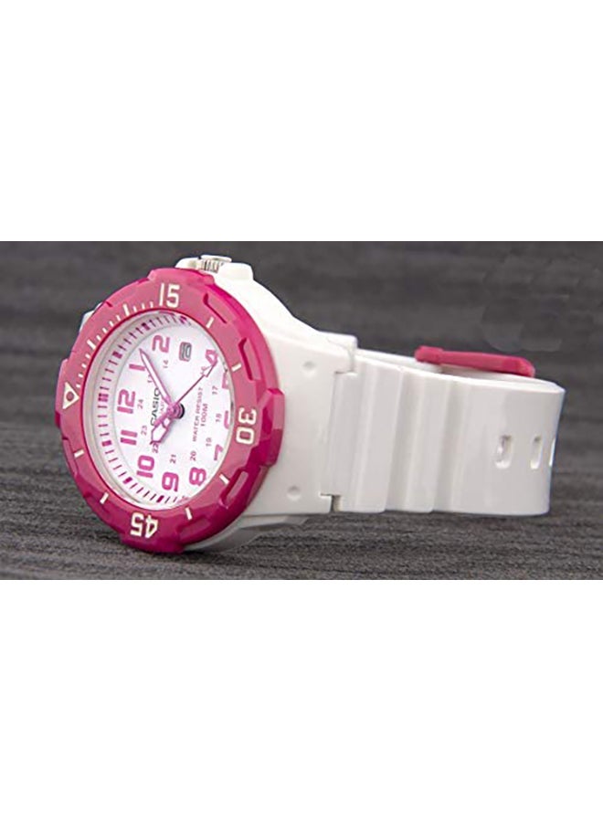 CASIO - Women's Youth Water Resistant Analog Watch LRW-200H-4BVDF - Image 1