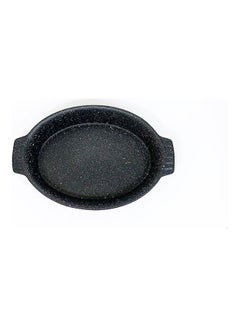 Oval Non-Stick Casserole Dish Black 34x22x6cm