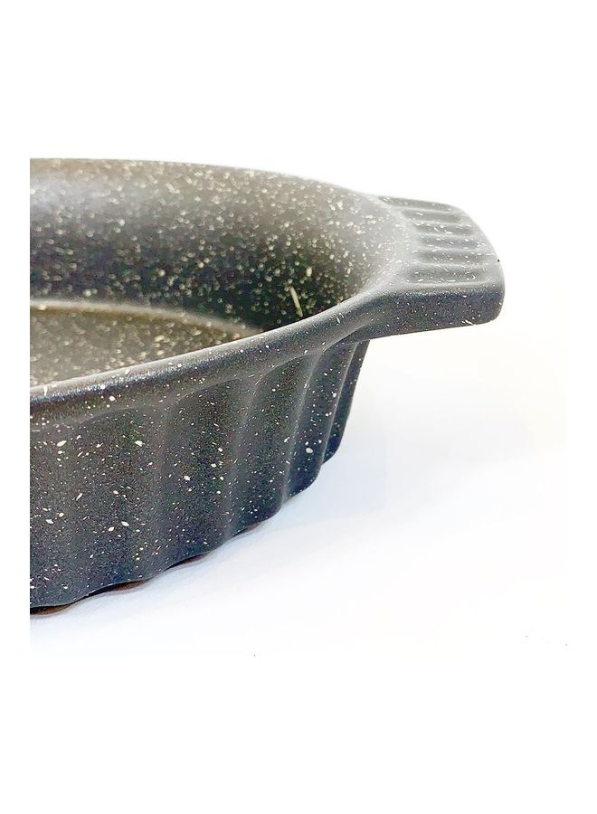 BRANDANI - Oval Non-Stick Casserole Dish Black 34x22x6cm - Image 1