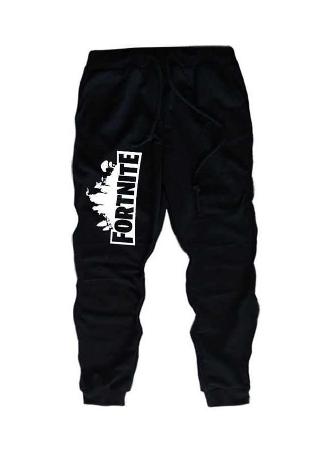 Generic - Stylish Hoodie And Pants Set Black - Image 1