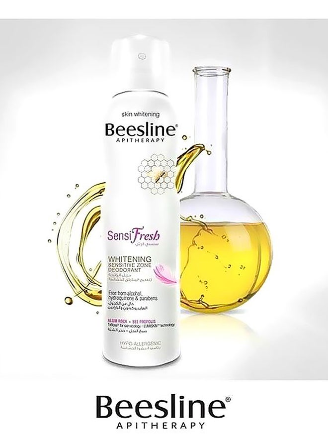 Beesline - Sensifresh Whitening Deodorant Spray White/Pink/Black 150ml - Image 1