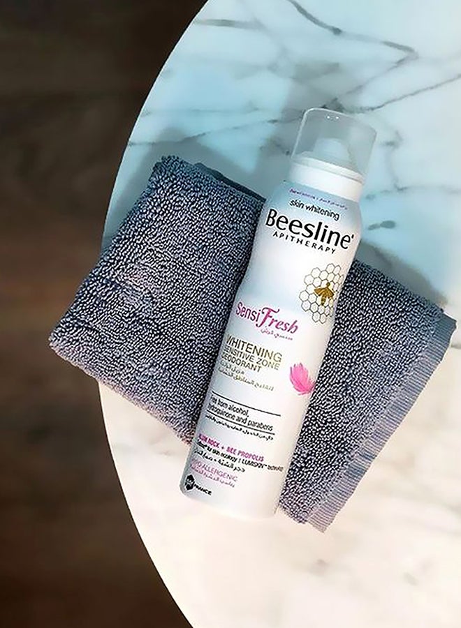 Beesline - Sensifresh Whitening Deodorant Spray White/Pink/Black 150ml - Image 1