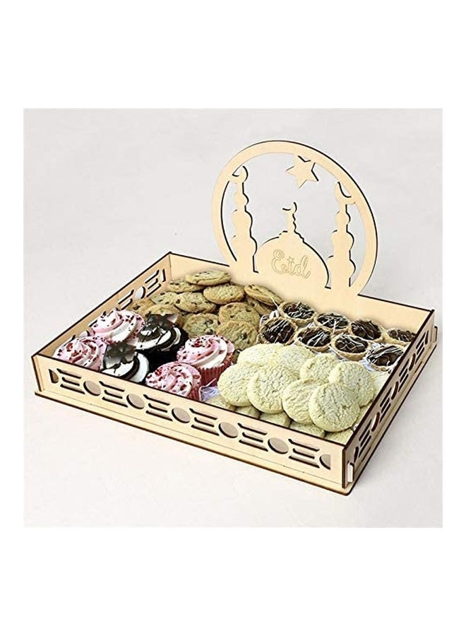 شو وو صينية تقديم حلويات بتصميم زينة رمضان متعدد الألوان - Image 4