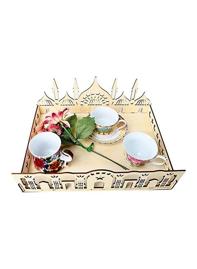 شو وو صينية تقديم حلويات بتصميم زينة رمضان متعدد الألوان - Image 5