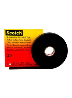 3M Scotch 23 Self Bonding Electrical Splicing Tape Grey 19mm x 9.15meter  - Image 2