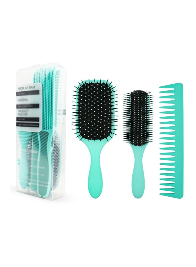 Deo King 3-Piece Hair Comb Set Blue/Black 210grams - Image 2