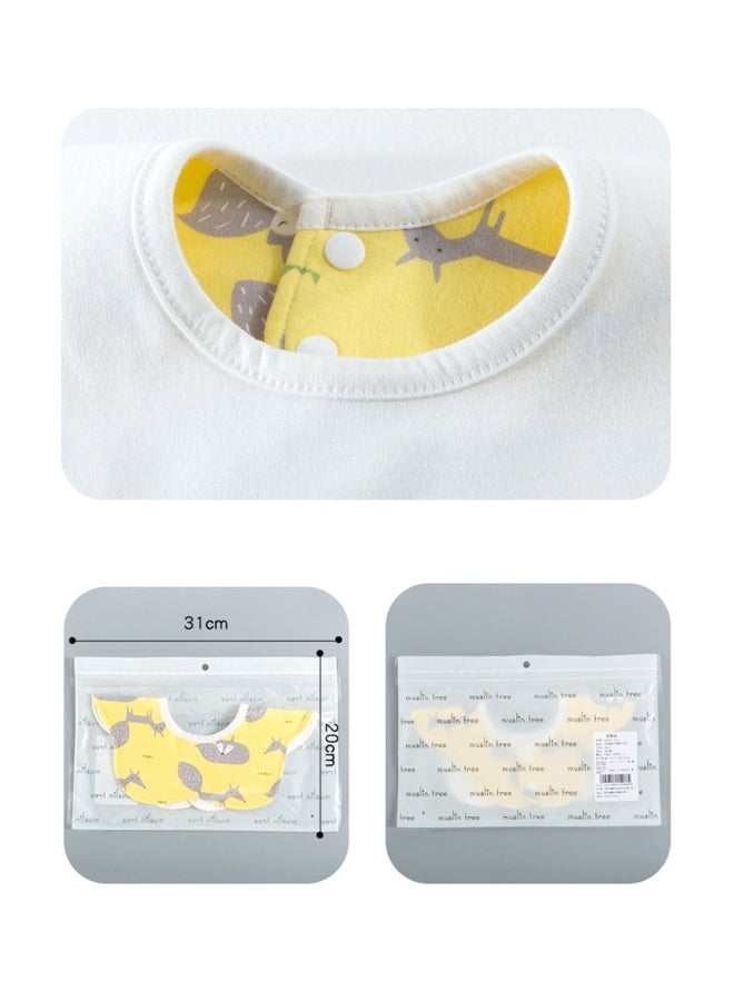 Muslin Tree Degree Cotton Waterproof Baby Bib  - Image 4