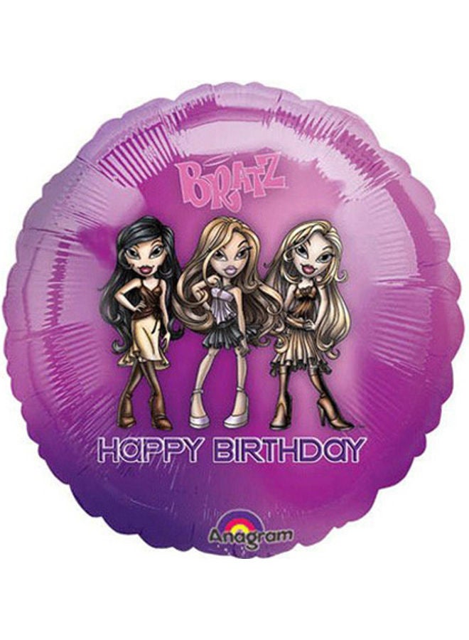 Bratz Happy Birthday Printed Foil Balloon