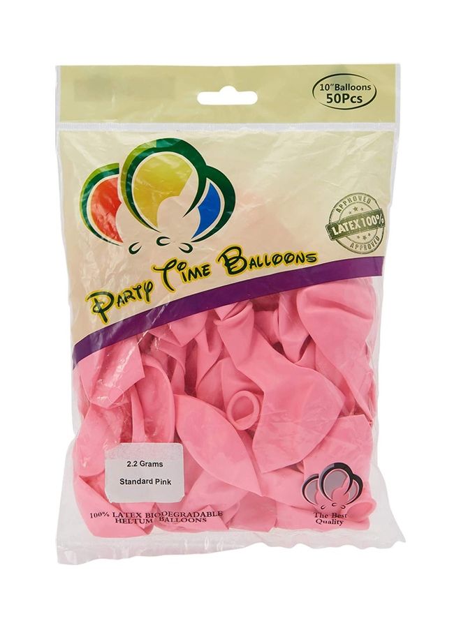 Party Time 50-Piece Decorative Balloons 
