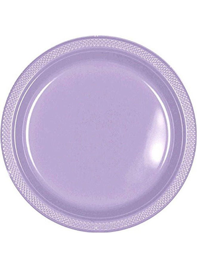 Amscan 20-Piece Lavender Plastic Plates
