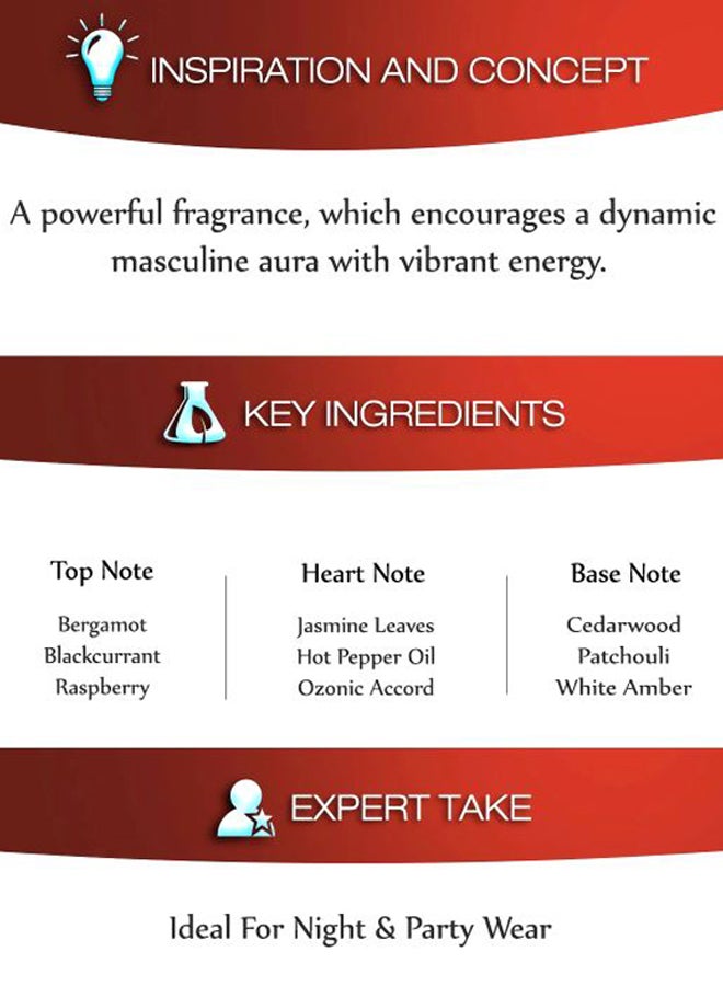 JAGUAR - Classic Red EDT For Men 100ml - Image 1