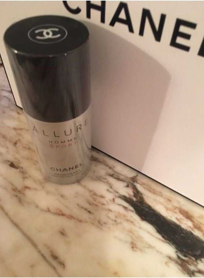 شانيل عطر Allure Homme رياضية Deo Spray فضي/أسود 100ملليلتر  - Image 3