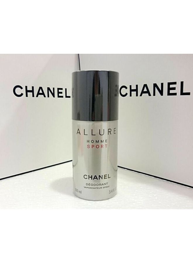 شانيل عطر Allure Homme رياضية Deo Spray فضي/أسود 100ملليلتر  - Image 4