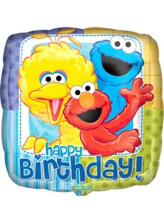 Sesame Street Happy Birthday Printed Foil Balloon
