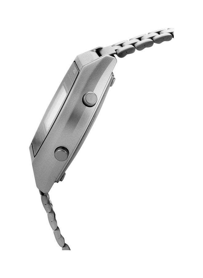 CASIO Men's Vintage Series Stainless Steel Digital Watch B640WD-1AVDF - 39 mm - Silver - Image 3