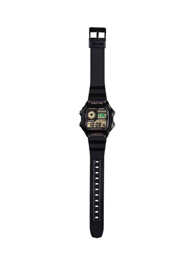 CASIO - Boys' Youth Series Quartz Digital Watch AE-1200WH-1BVDF - 45 mm - Black - Image 1
