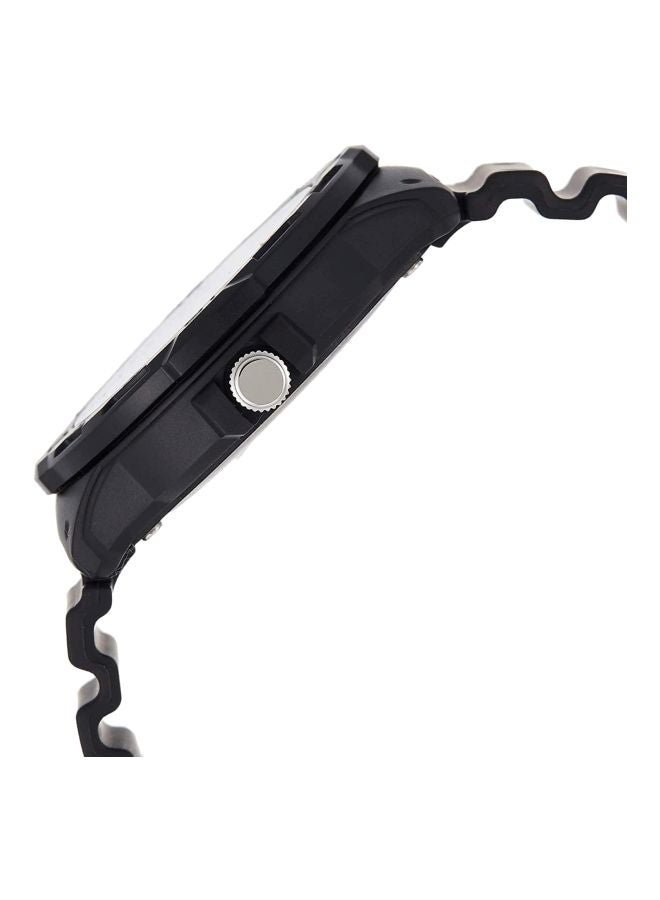 كاسيو ساعة يد بعقارب مقاومة للماء طراز MRW-200H-1B - قياس 45 مم - لون أسود للرجال - Image 4