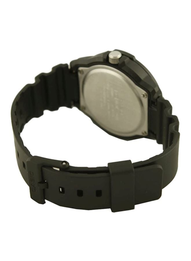 كاسيو ساعة يد بعقارب مقاومة للماء طراز MRW-200H-1B - قياس 45 مم - لون أسود للرجال - Image 5