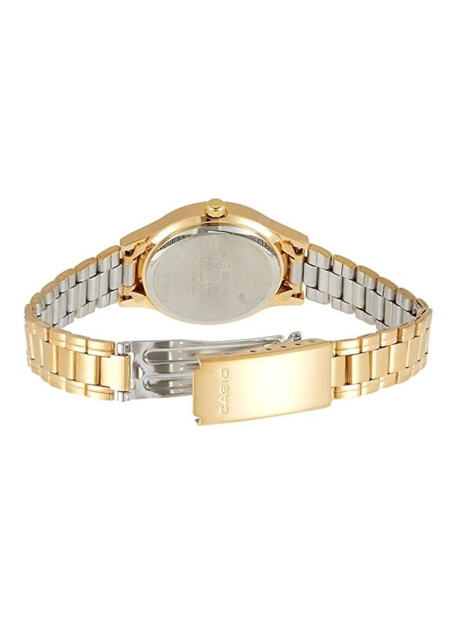 CASIO Women's Stainless Steel Analog Wrist Watch LTP-1128N-9ARDF - 27 mm - Gold  - Image 2