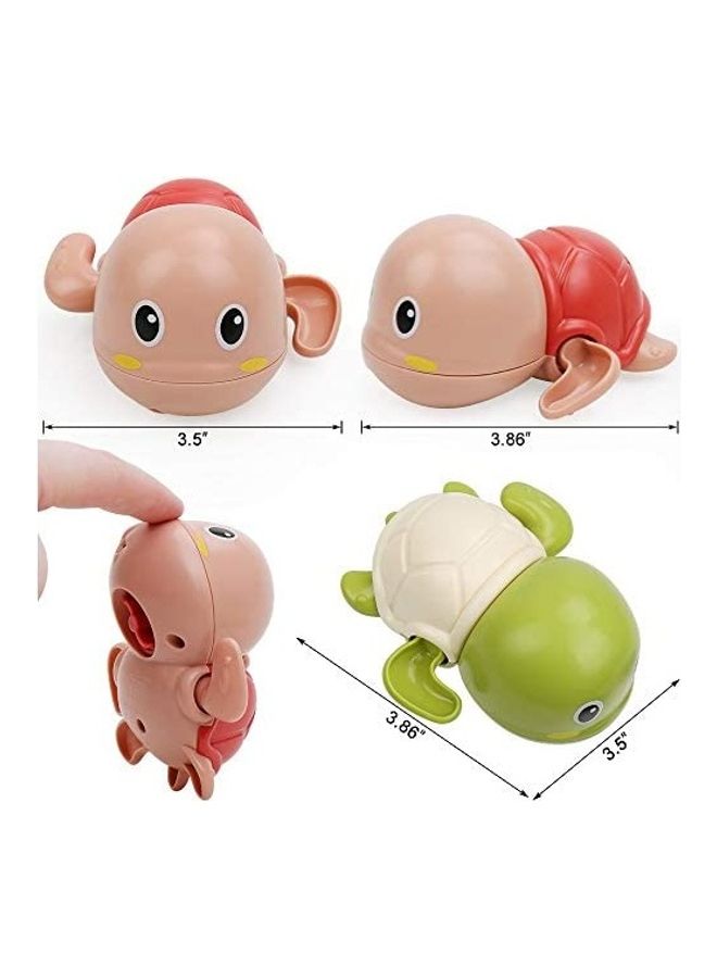 Generic - 3-Piece Wind-Up Floating Swimming Turtle Toy - Image 1