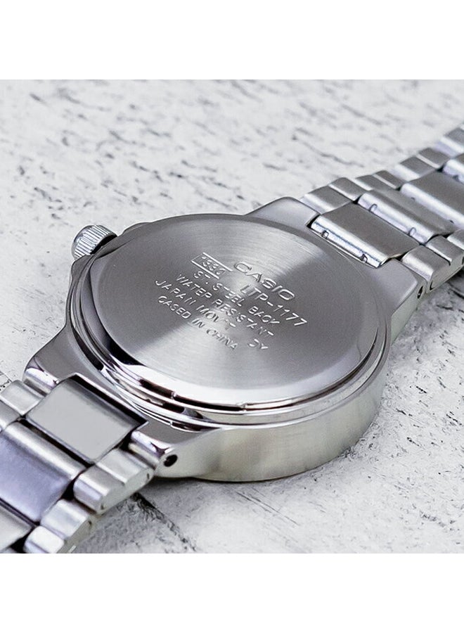 CASIO - Women's Stainless Steel Analog Watch LTP-1177A-2ADF - 25 mm - Silver - Image 1