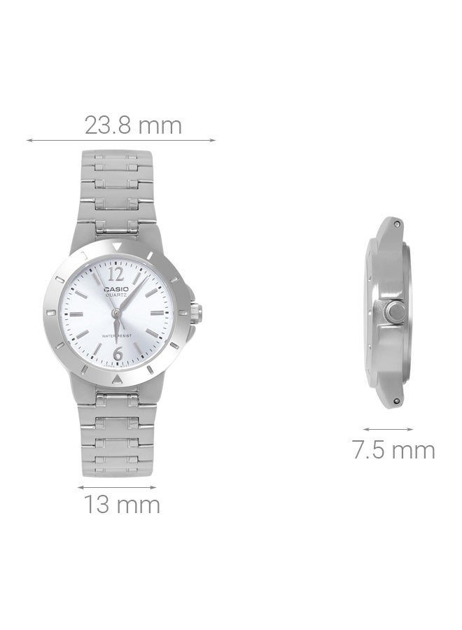 CASIO - Women's Stainless Steel Analog Watch LTP-1177A-2ADF - 25 mm - Silver - Image 1